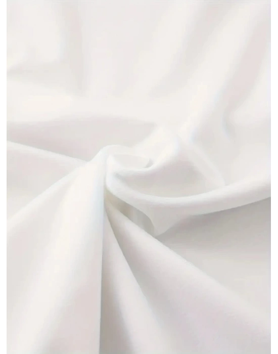 Do What Makes You Happy   Linemen Oversize Baskılı T-shirt - Beyaz -