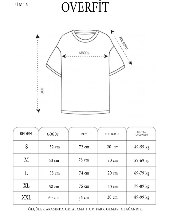 Düz Biskilet Yaka Oversize T-shirt - Bej -