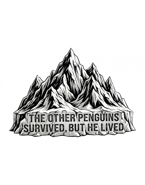 Kadın Nihilist Penguen Temalı Oversize Kapüşonlu Sweatshirt - Beyaz