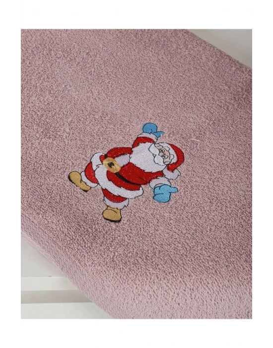 Mira Home Banyo Havlusu Takımı Noel Baba  Nakışlı
