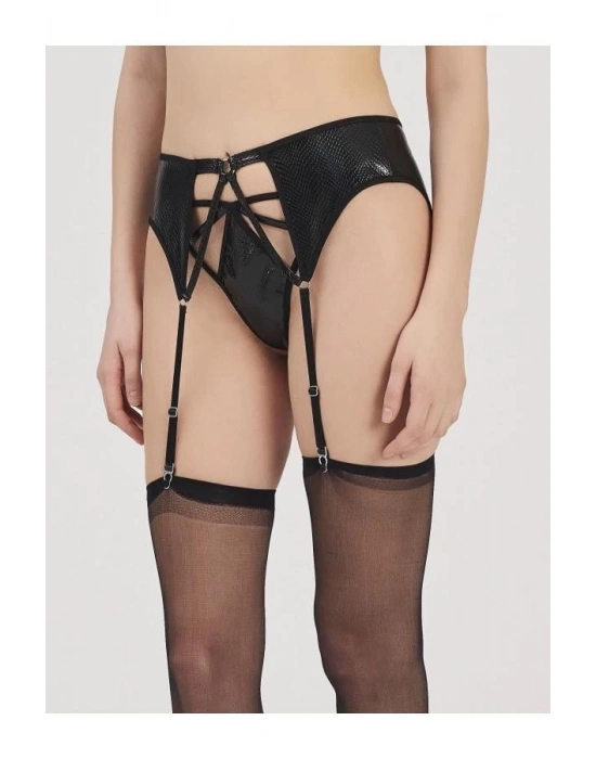 MOONLİGHT 3219 SİYAH JARTİYER STRING TAKIM