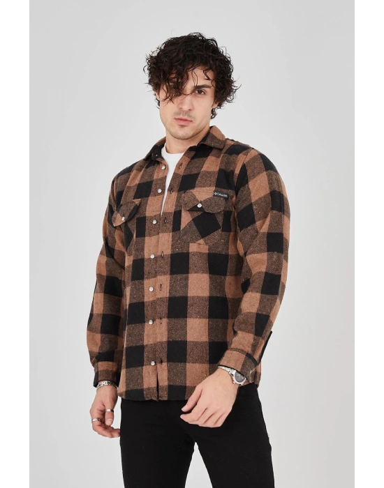Oduncu Gömlek - Kahverengi