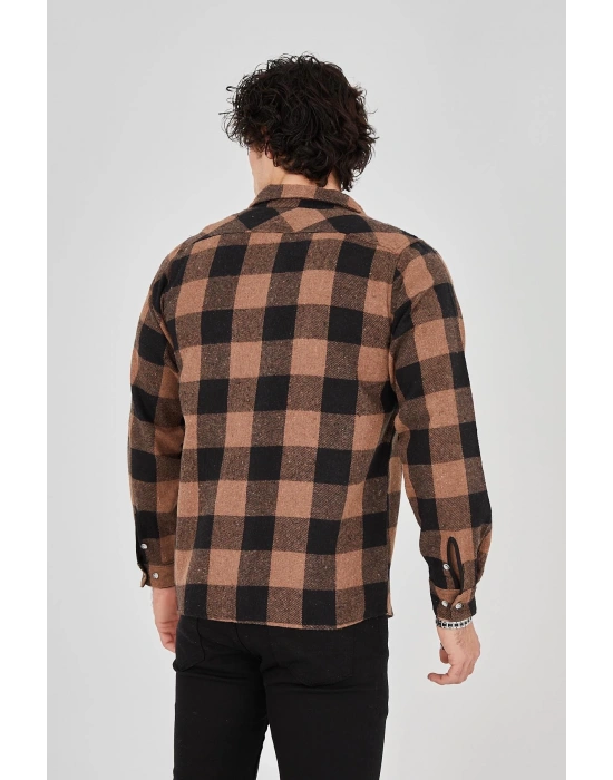 Oduncu Gömlek - Kahverengi