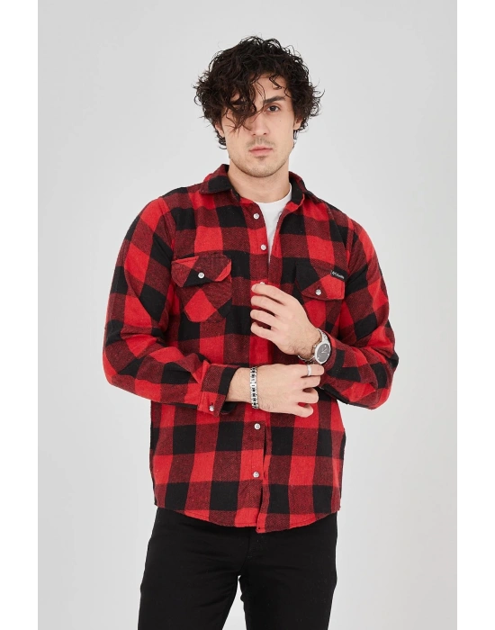 Oduncu Gömlek - Kırmızı
