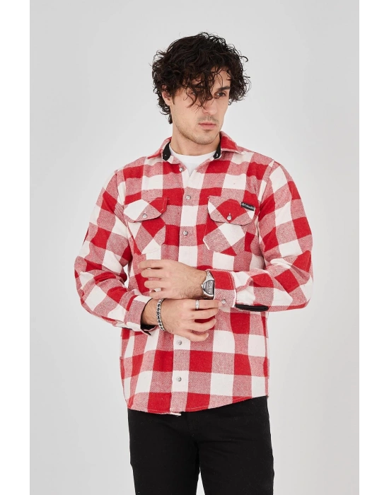 Oduncu Gömlek  - Pembe -