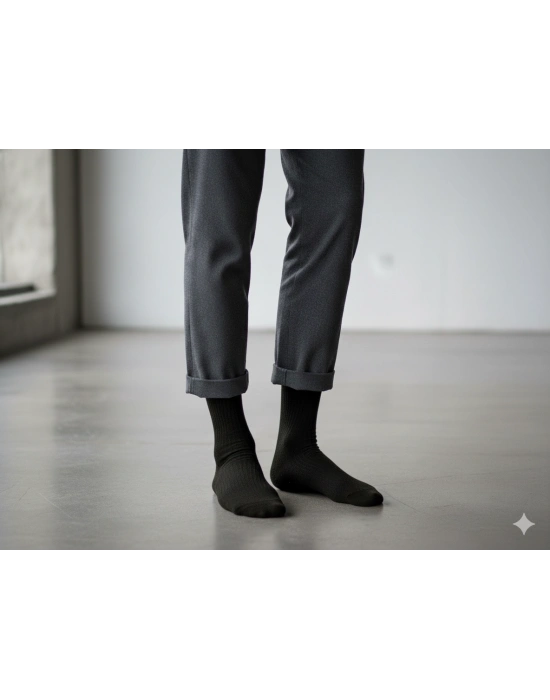 4 adet Siyah Kadın Termal Çorap
