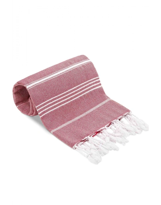 Summer Wind Soft %100 Pamuk Peştemal 100x180 cm Bordo