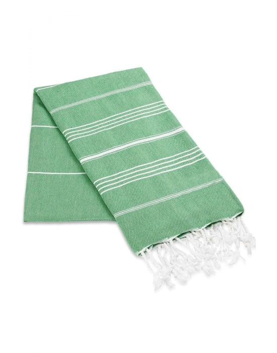 Summer Wind Soft %100 Pamuk Peştemal 100x180 cm Yeşil