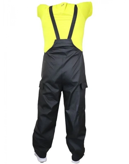 Yağmurluk Takım (Bahçıvan Tipi Askılı Pantolon ve Mont) - Siyah -