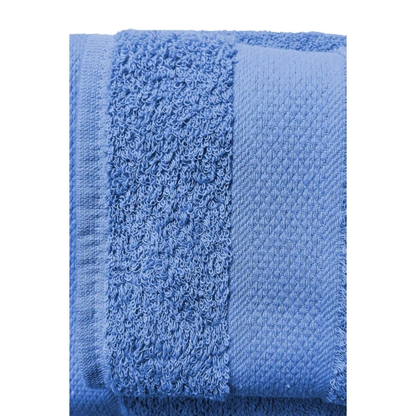 Bicomi Ultra Emici & Hızlı Kuruyan (Quick-Dry) %100 Pamuklu 2’li Banyo Havlu Seti – Mavi