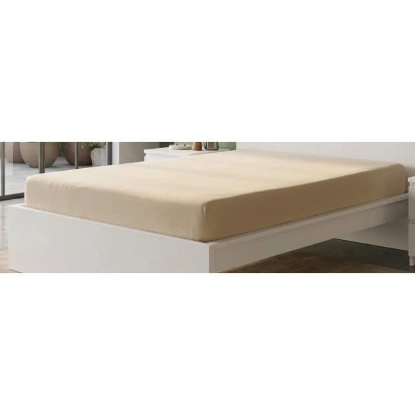 Newsheet %100 Saf Pamuk Terletmez Lastikli Tek Kişilik Penye Çarşaf - Yataktan Kaymayan Yumuşak Doku (100x200 cm)