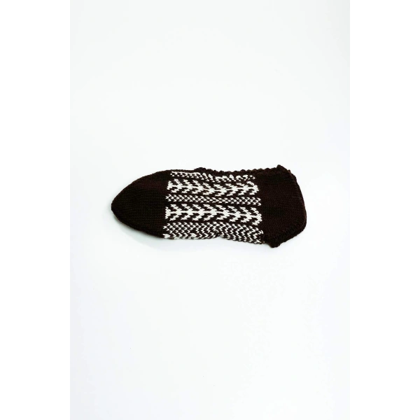 biçomi 2 Çift El Örgüsü Kışlık Şık Kadın Yün Patik Set 10