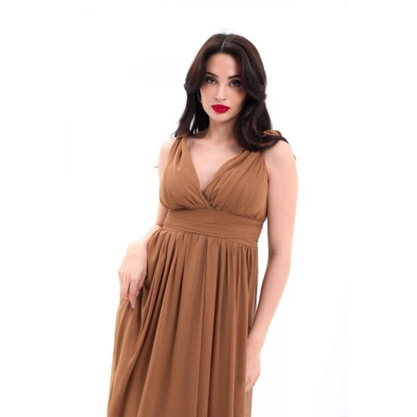 Biçomi 4662 ELBİSE-KAHVE
