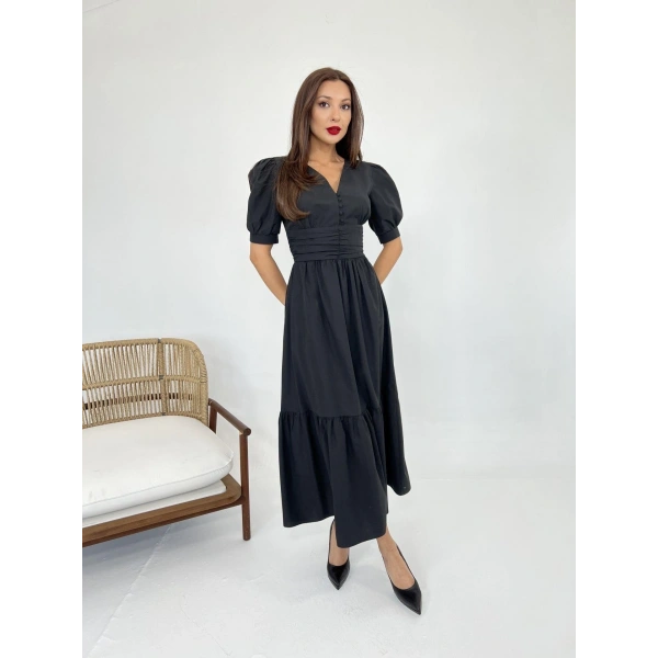 Biçomi 6411 ELBİSE-SİYAH