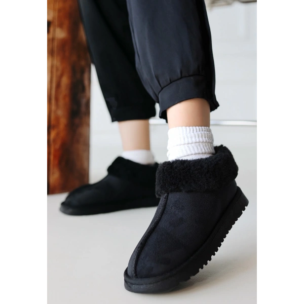 BİÇOMİ Abby Siyah Süet Bot