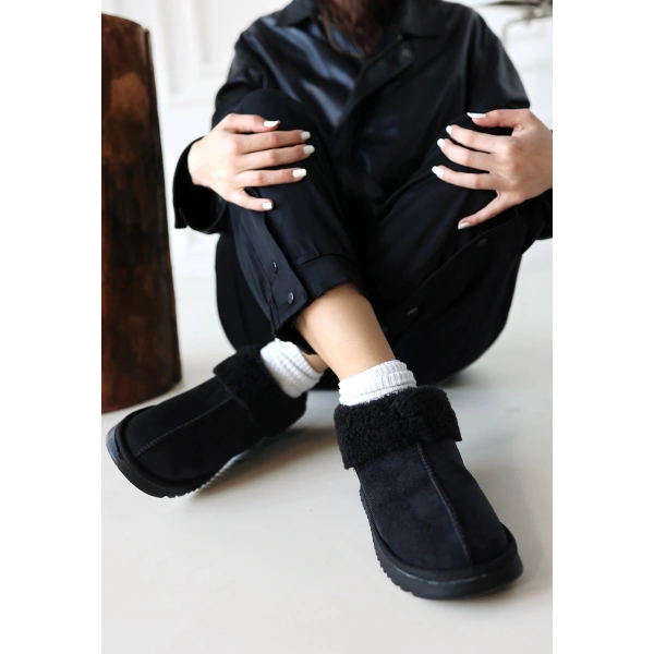 BİÇOMİ Abby Siyah Süet Bot