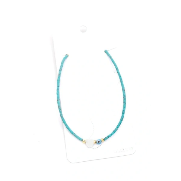 biçomi Afgan Boncuk Halhal - Su Yeşili