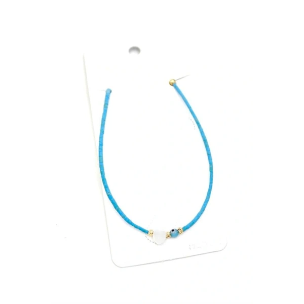 biçomi Afgan Boncuk Halhal - Turkuaz