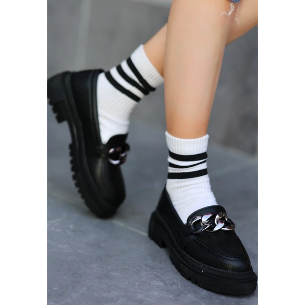 BİÇOMİ Biga Siyah Cilt  Ayakkabı