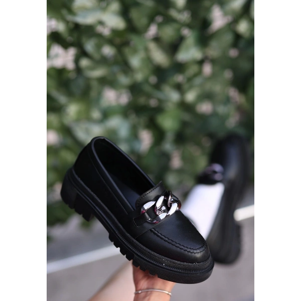 BİÇOMİ Biga Siyah Cilt  Ayakkabı