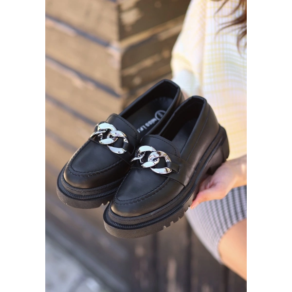 BİÇOMİ Biga Siyah Cilt  Ayakkabı