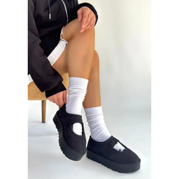 BİÇOMİ Carren Siyah Süet Bot