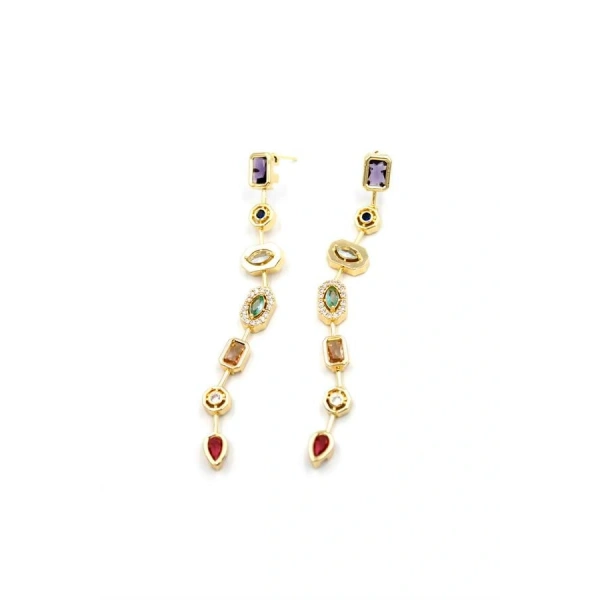 biçomi Element Küpe - Altın