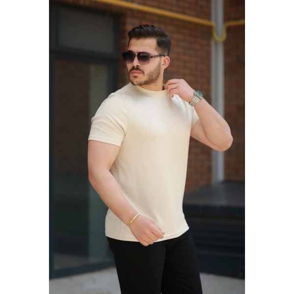 Biçomi Erkek Basic Kısa Kollu Tişört