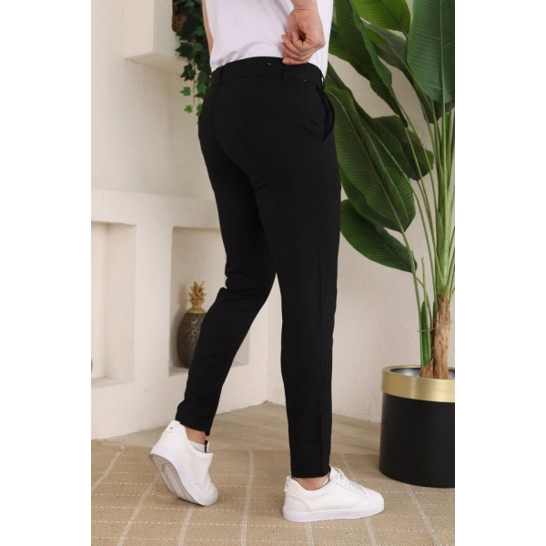 Biçomi Erkek Slim Fit Dilli Kumaş Pantolon