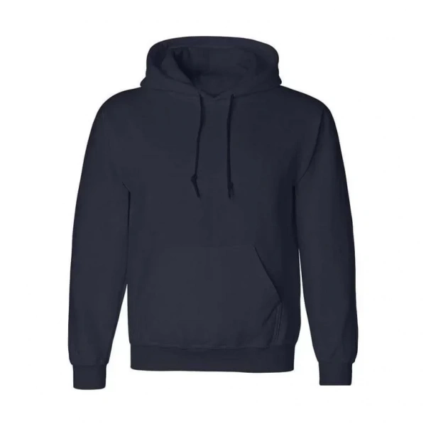 Biçomi Erkek Uzun Kol Kapşonlu Basic Sweatshirt Hoodie - Lacivert