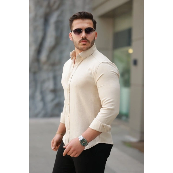 Biçomi Erkek Uzun Kollu Gömlek