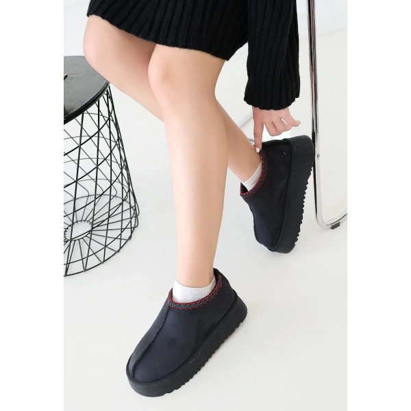 BİÇOMİ Foyk Siyah Süet Bot