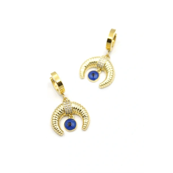 biçomi Hilal Küpe - Altın