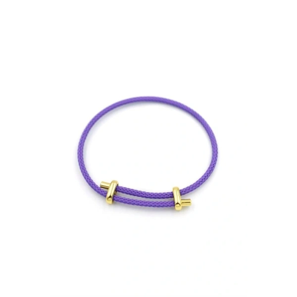 biçomi İp Bileklik - Mor