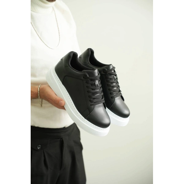 BİÇOMİ KB-B2 Kuback Siyah Cilt Günlük Erkek Ayakkabı