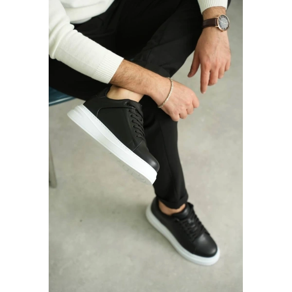 BİÇOMİ KB-B2 Kuback Siyah Cilt Günlük Erkek Ayakkabı