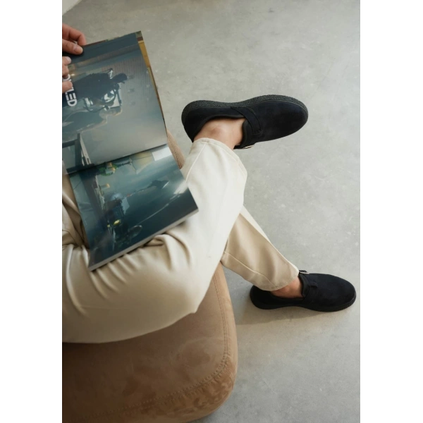 BİÇOMİ KB-KX1 Kuback Lacivert Kürklü Günlük Erkek Ayakkabı