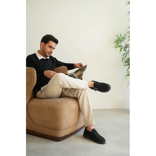 BİÇOMİ KB-KX1 Kuback Lacivert Kürklü Günlük Erkek Ayakkabı