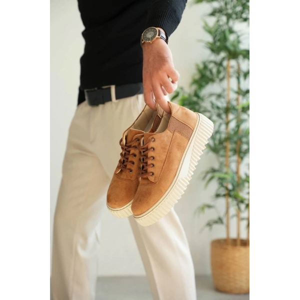 BİÇOMİ KB-X516 Kuback Taba Süet Günlük Erkek Ayakkabı