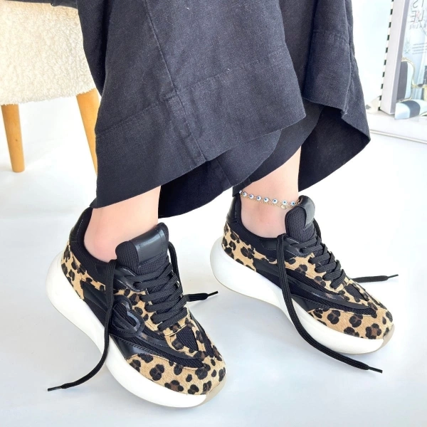 BİÇOMİ Kendy Leopar Nubuk Spor Ayakkabı