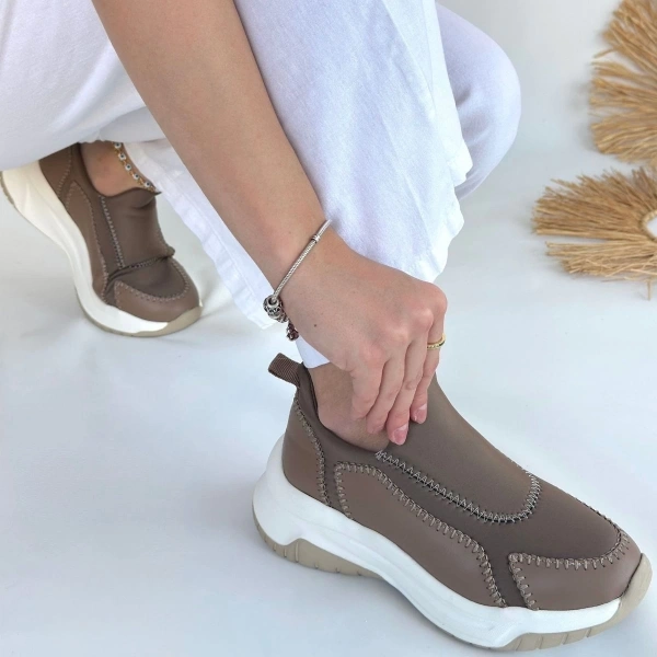 BİÇOMİ Kendy Vizon Cilt Spor Ayakkabı