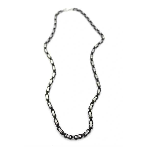 biçomi Kral Zincir Kolye - Siyah