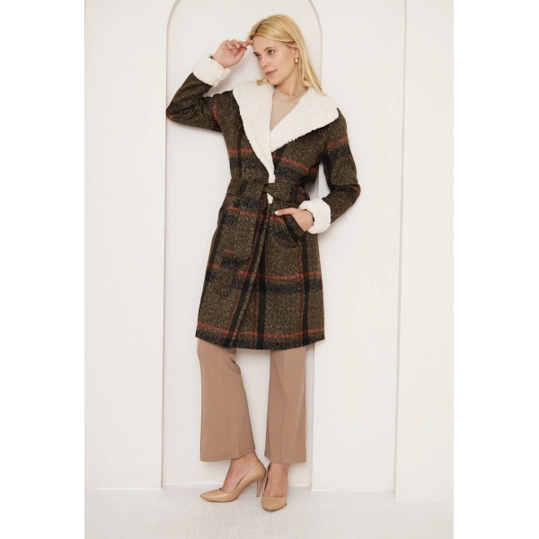 BİÇOMİ KÜRKLÜ EKOSE KABAN