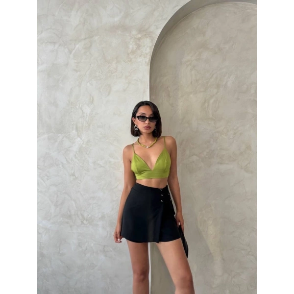 BİÇOMİ Kuş gözü şort etek s25819