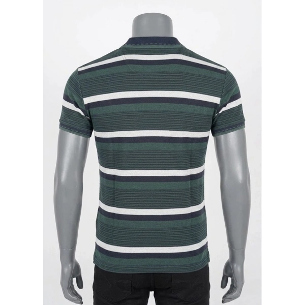 Bicomi Slim-Fit Nefes Alan Çizgili Erkek Örme/Dokuma Tişört