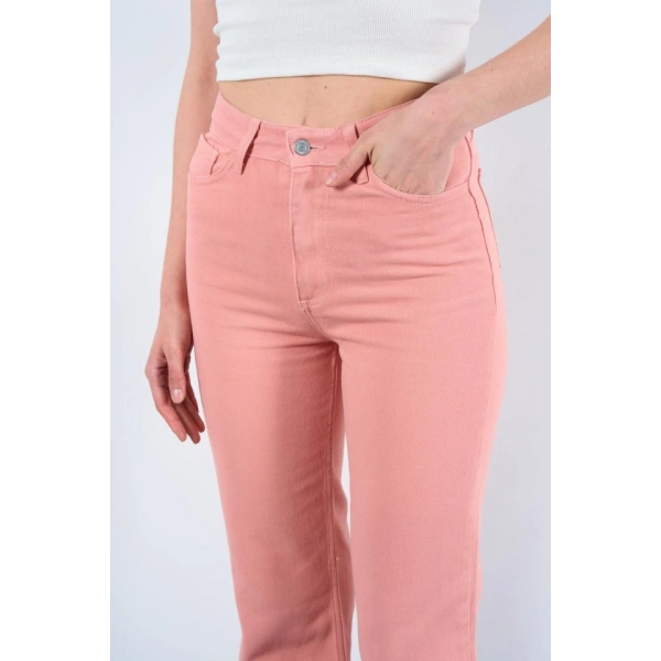Biçomi Strong Düz Pantolon - Pudra