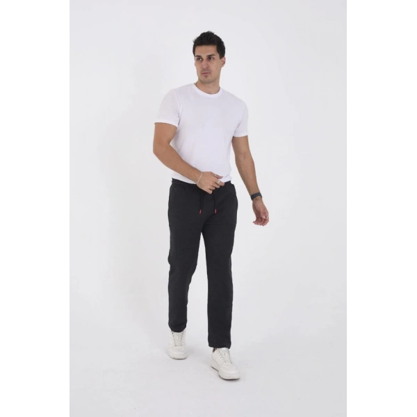 Biçomi Unisex Üç İplik Basic Eşofman Pantolon - Antrasit