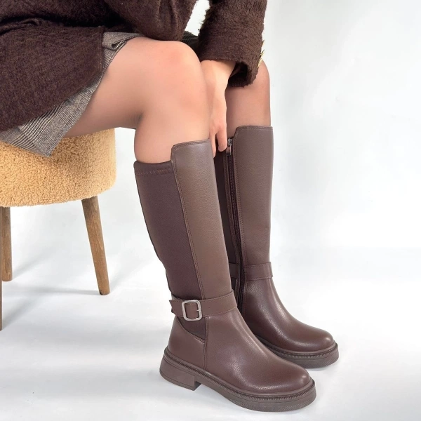 BİÇOMİ Zinda Kahverengi Cilt Çizme