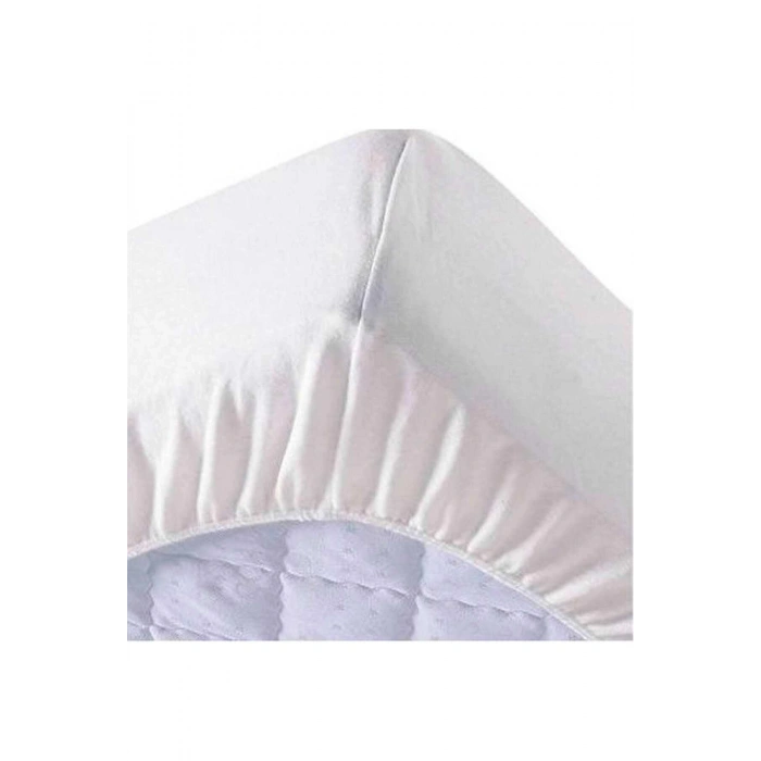 100X200 Sıvı Geçirmez Tek Kişilik Alez Pamuklu Fitted