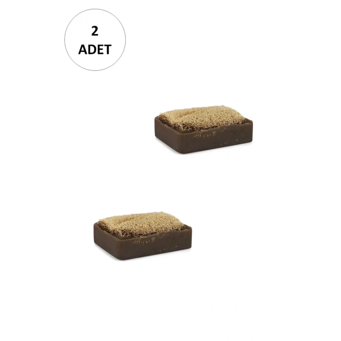 2 Adet Doğal Kabak Lifli Kil Sabunu